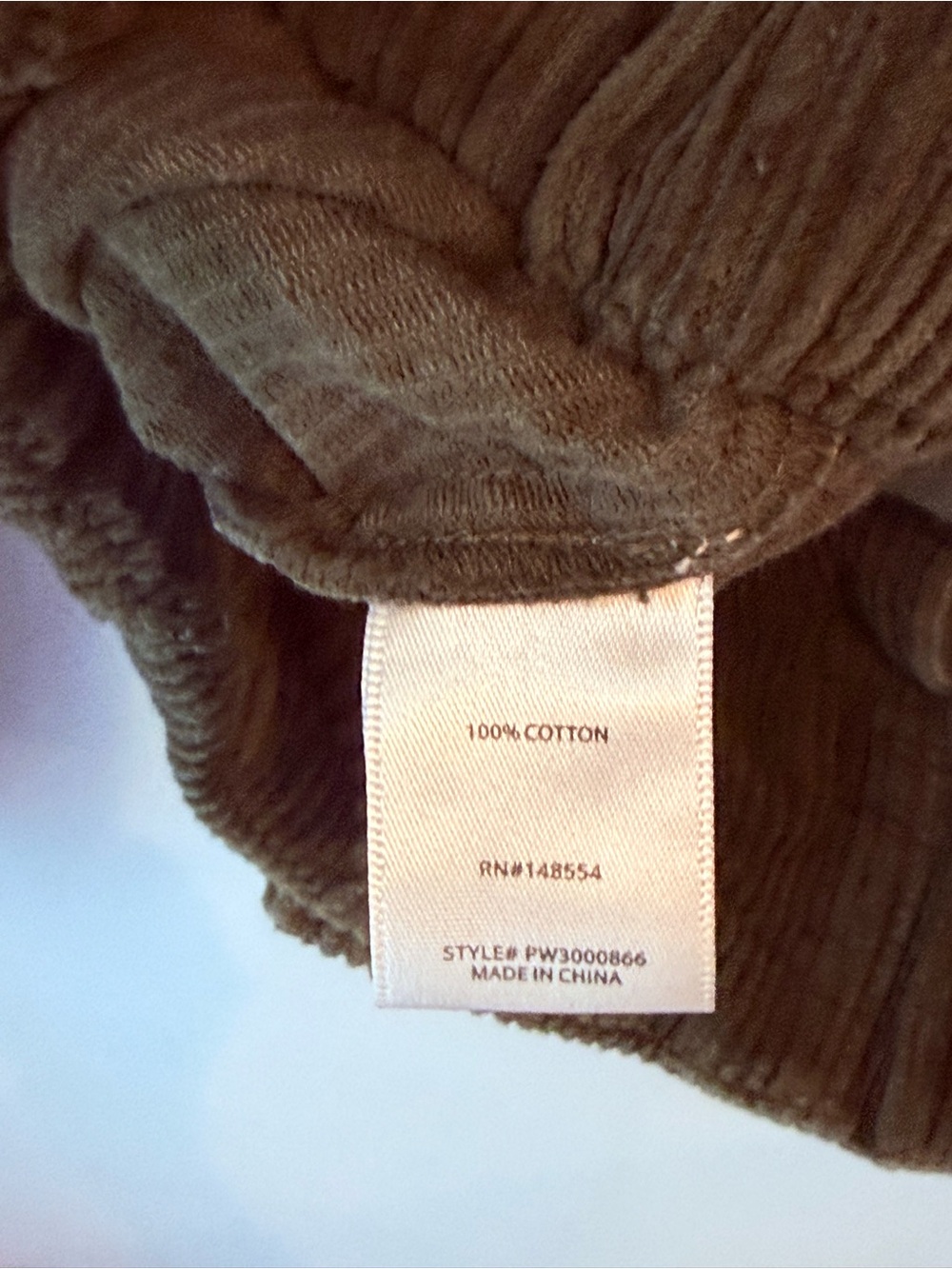 Anthropologie/tgla Olive Green Corduroy Button-Up Jacket - Picture 8 of 8